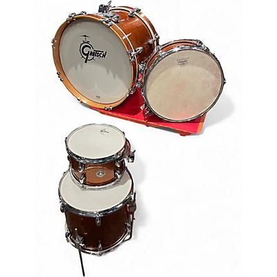 Used Gretsch Drums 4 Piece Catalina Club Series Bronze Sparkle Drum Kit
