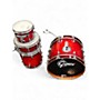 Used Gretsch Drums 4 Piece Catalina Club Series Crimson Burst Drum Kit Crimson Burst