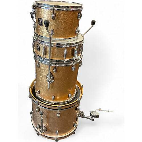 Used Gretsch Drums 4 Piece Catalina Club Series Metallic Gold Drum Kit Metallic Gold