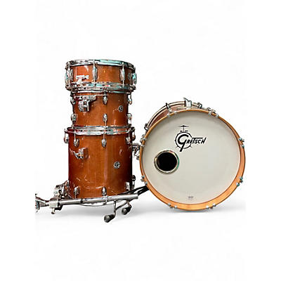Used Gretsch Drums 4 Piece Catalina Club Series ORANGE SPARKLE Drum Kit