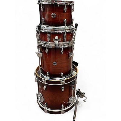 Used Gretsch Drums 4 Piece Catalina Club Series Trans Brown Drum Kit