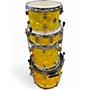 Used Gretsch Drums 4 Piece Catalina Club  satin yellow Drum Kit satin yellow