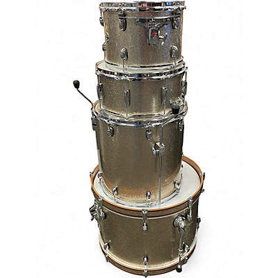 Used Gretsch Drums 4 Piece Catalina Sahara Sparkle Drum Kit