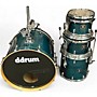 Used Gretsch Drums Used Gretsch Drums 4 Piece Catalina trans teal Drum Kit trans teal