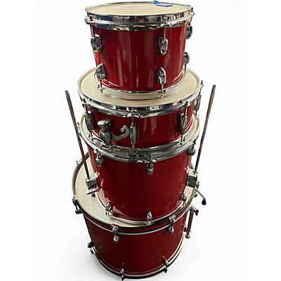 Used Gretsch Drums 4 Piece Energy RED Drum Kit