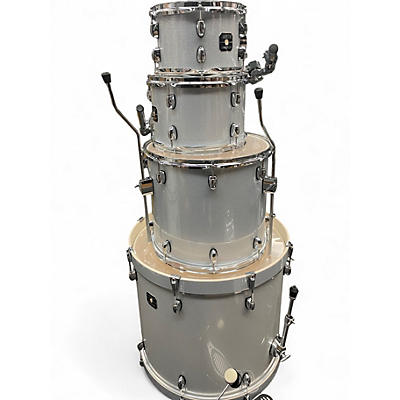 Used Gretsch Drums 4 Piece Energy Silver Sparkle Drum Kit