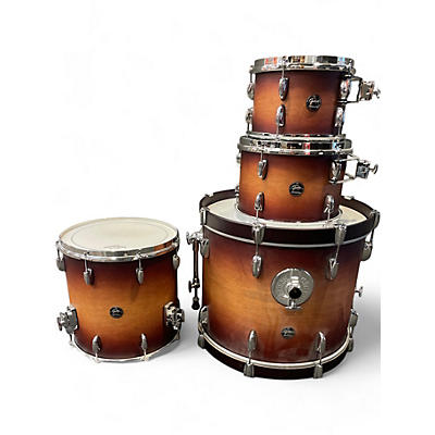 Gretsch Drums Used Gretsch Drums 4 Piece Renown 2 Tone Sunburst Drum Kit