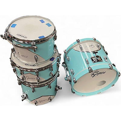 Used Gretsch Drums 4 Piece Renown 57 Motor City Blue Drum Kit