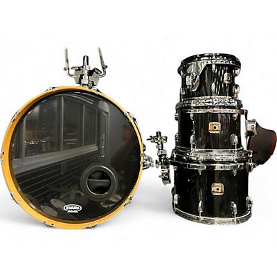 Used Gretsch Drums 4 Piece Renown Black Drum Kit