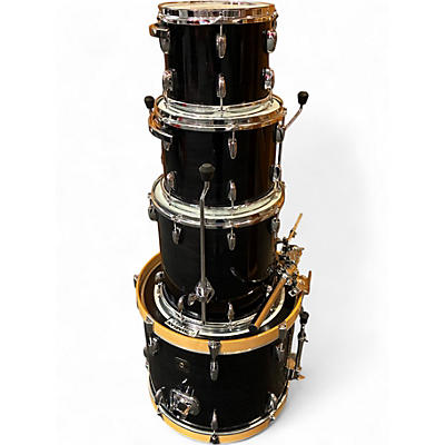 Used Gretsch Drums 4 Piece Renown Black Drum Kit