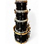 Used Gretsch Drums 4 Piece Renown Black Drum Kit Black