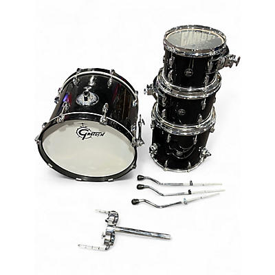 Used Gretsch Drums 4 Piece Renown Black Drum Kit