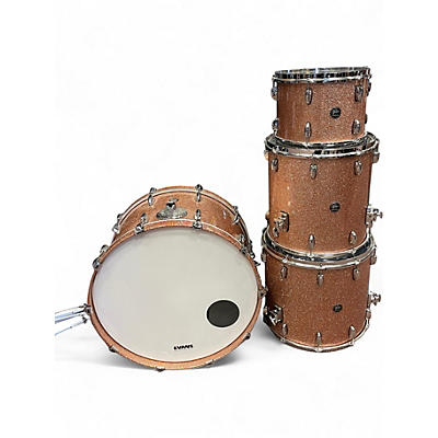 Used Gretsch Drums 4 Piece Renown Champagne Sparkle Drum Kit