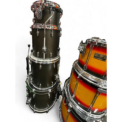 Used Gretsch Drums 4 Piece Renown Matte Black Drum Kit