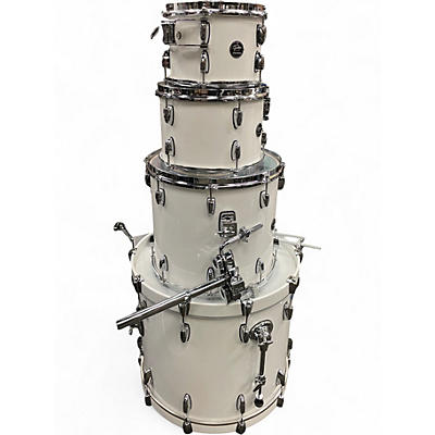 Used Gretsch Drums 4 Piece Renown Piano white Drum Kit