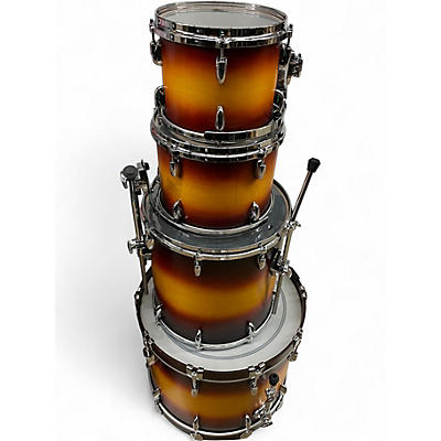 Used Gretsch Drums 4 Piece USA CUSTOM SATIN AMBER WALNUT BURST Drum Kit