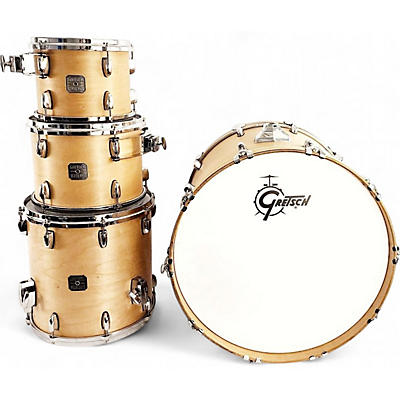 Used Gretsch Drums 4 Piece USA CUSTOM Vintage Natural Drum Kit