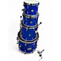 Used Gretsch Drums 4 Piece USA Custom Blue Sparkle Drum Kit Blue Sparkle