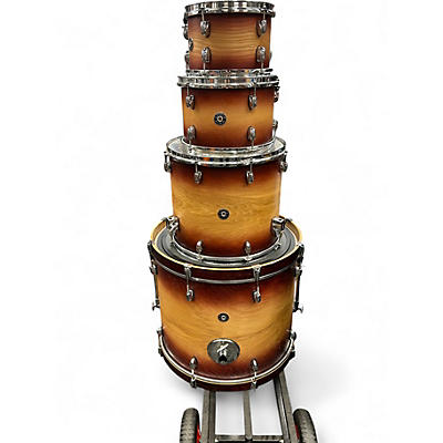 Used Gretsch Drums 4 Piece catalina ash sunburst Drum Kit
