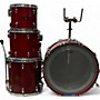 Used Gretsch Drums 4 Piece usa custom Red Drum Kit Red