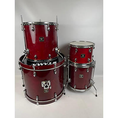 Used Gretsch Drums 4 piece Catalina Maple CRIMSON RED Drum Kit