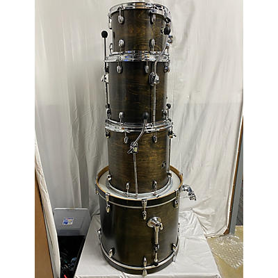 Used Gretsch Drums 4 piece Catalina Maple Satin Raw Wood Drum Kit