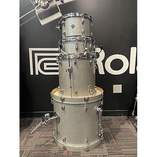 Gretsch Drums Used Gretsch Drums 4 piece Catalina Maple Silver Sparkle Drum Kit Silver Sparkle