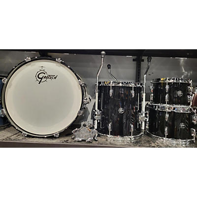 Gretsch Drums Used Gretsch Drums 4 piece Renown Piano Black Drum Kit