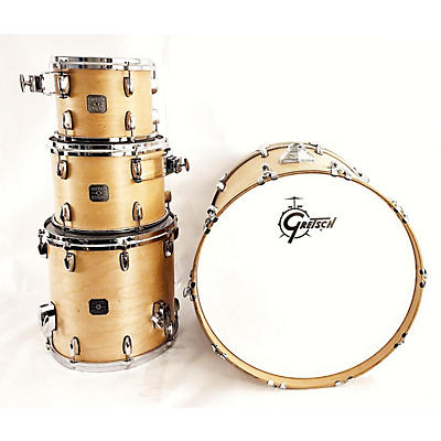 Gretsch Drums Used Gretsch Drums 4 piece USA CUSTOM Vintage Natural Drum Kit