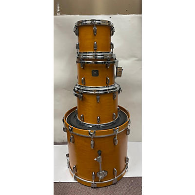 Gretsch Drums Used Gretsch Drums 4 piece Usa Custom Amber Satin Drum Kit