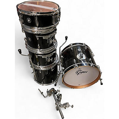 Used Gretsch Drums 5 Piece 5 Piece Catalina Club Black Drum Kit