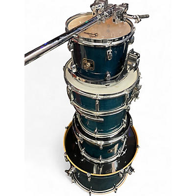 Used Gretsch Drums 5 Piece CATALINA BIRCH CARIBBEAN BLUE Drum Kit