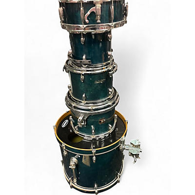 Used Gretsch Drums 5 Piece Catalina Birch Aquamarine Drum Kit