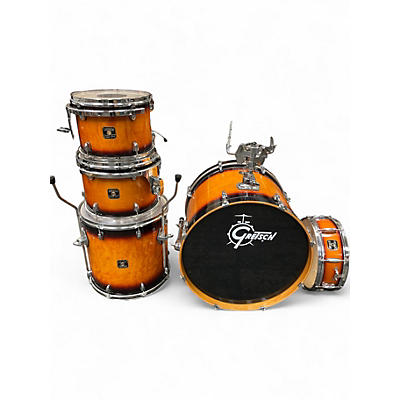 Used Gretsch Drums 5 Piece Catalina Birch Tobacco Sunburst Drum Kit