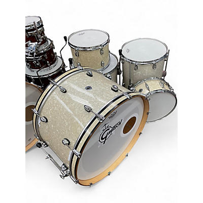 Used Gretsch Drums 5 Piece Catalina Club Rock Blizzard Pearl Drum Kit