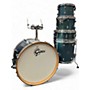 Used Gretsch Drums 5 Piece Catalina Maple Blue Drum Kit Blue