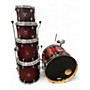 Used Gretsch Drums 5 Piece Catalina Maple Red to Black Fade Drum Kit Red to Black Fade