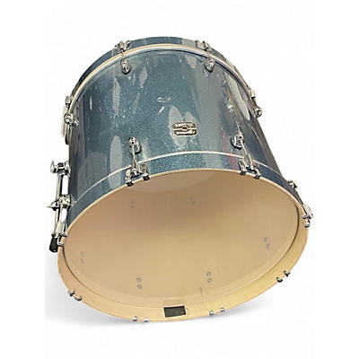 Used Gretsch Drums 5 Piece Energy Blue Sparkle Drum Kit