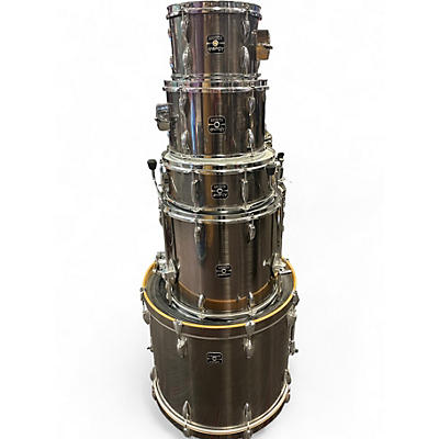 Used Gretsch Drums 5 Piece Energy Metallic Gray Drum Kit