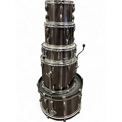 Used Gretsch Drums 5 Piece Energy Metallic Silver Drum Kit