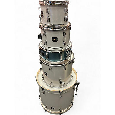 Used Gretsch Drums 5 Piece Energy Silver Sparkle Drum Kit