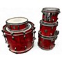 Used Gretsch Drums 5 Piece HARVEY MASON BROADCASTER CHERRY MAPLE GUM Drum Kit CHERRY MAPLE GUM