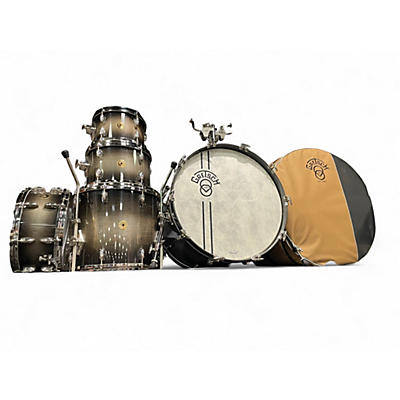 Used Gretsch Drums 5 Piece Limited Edition 140th Anniversary Commemorative Ebony Stardust Drum Kit