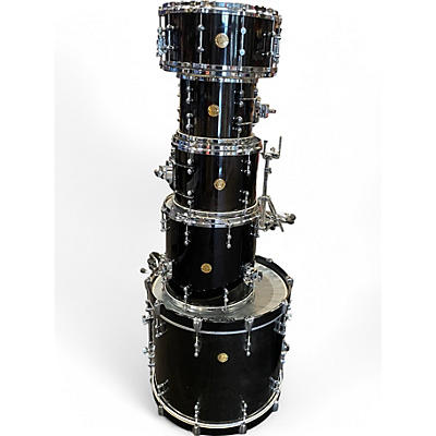 Used Gretsch Drums 5 Piece New Classic Maple Black Sparkle Drum Kit