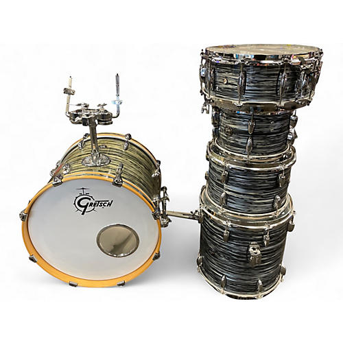 Used Gretsch Drums 5 Piece RENOWN 5-PIECE Silver Oyster Pearl Drum Kit Silver Oyster Pearl