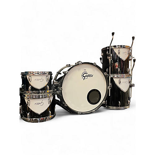 Gretsch Drums Used Gretsch Drums 5 Piece Renown 57 57 black Drum Kit 57 black