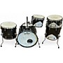 Used Gretsch Drums 5 Piece Renown 57 Black and White Drum Kit Black and White