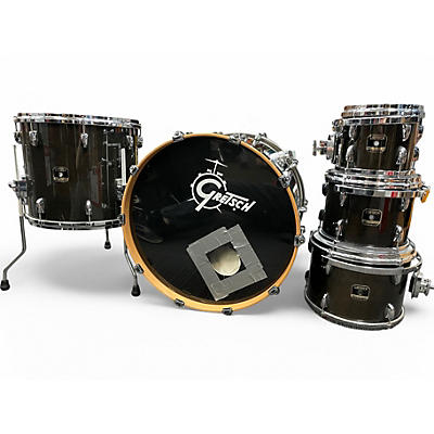 Used Gretsch Drums 5 Piece Renown Black Drum Kit