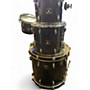 Used Gretsch Drums 5 Piece Renown Black Drum Kit Black