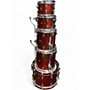 Used Gretsch Drums 5 Piece Renown Burnt Orange Sparkle Drum Kit Burnt Orange Sparkle